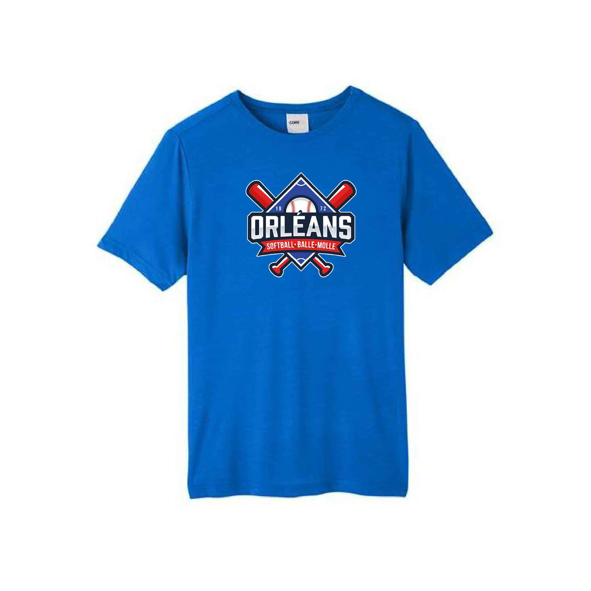 ORLEANS SOFTBALL DRY FIT T-SHIRT