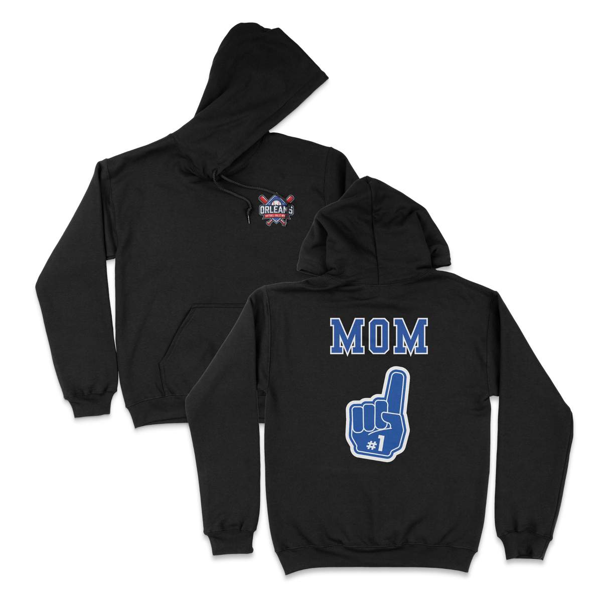 ORLEANS SOFTBALL #1 MOM HOODIE