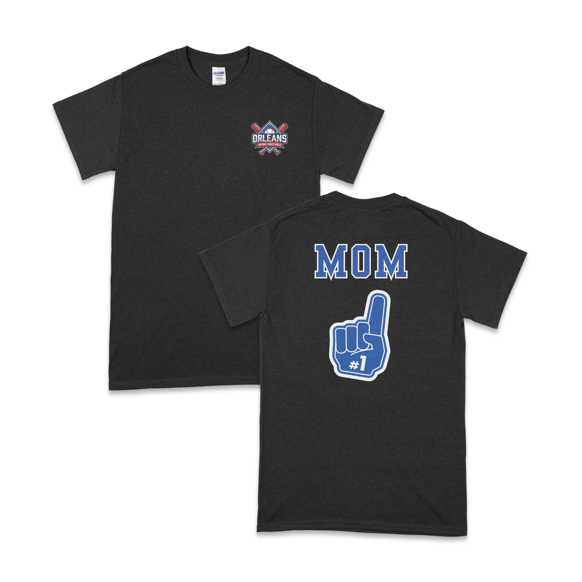 ORLEANS SOFTBALL #1 MOM T-SHIRT