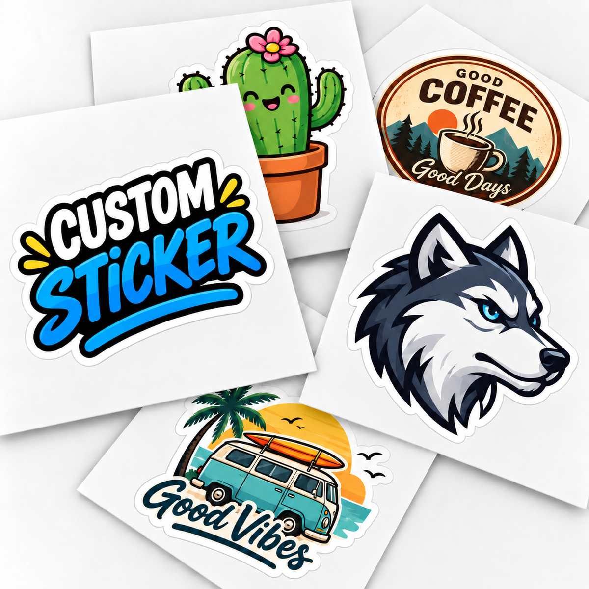 Kiss-Cut Stickers
