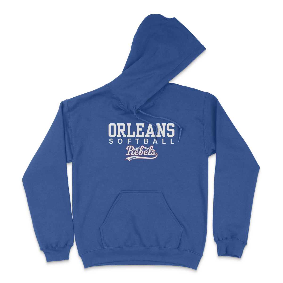 ORLEANS REBELS PREFORMANCE DESIGN HOODIE