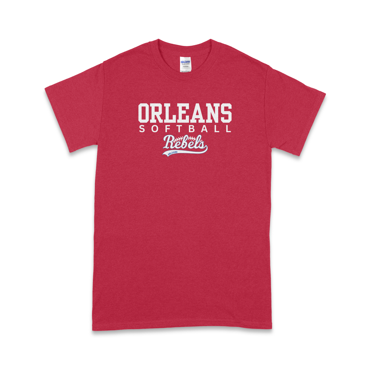 ORLEANS REBELS PREFORMANCE DESIGN T-SHIRT