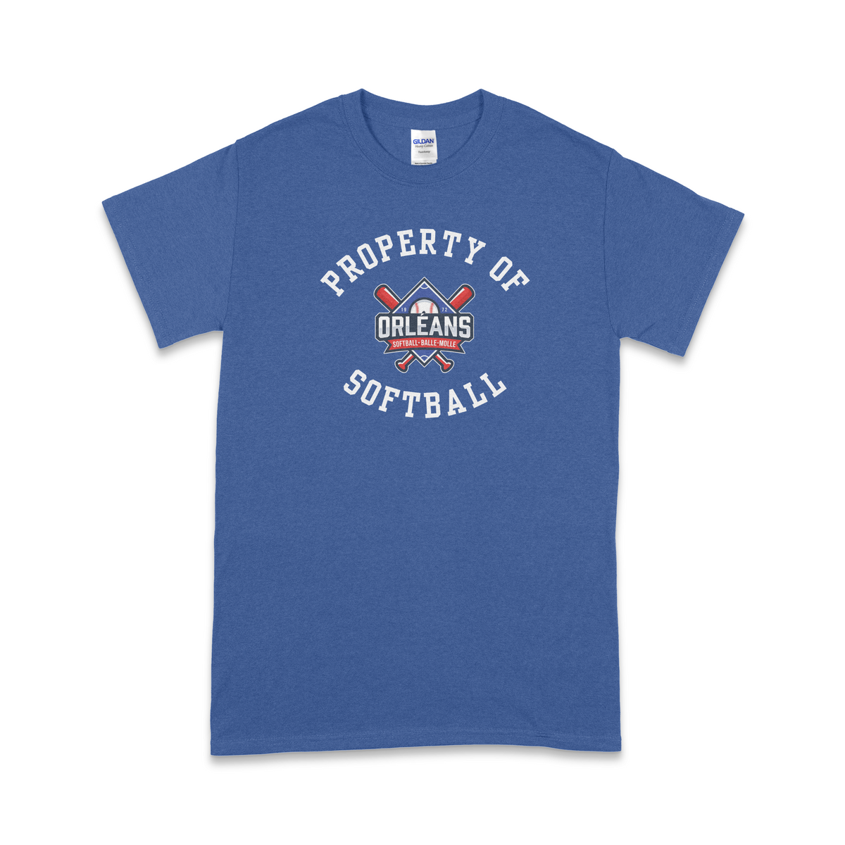 ORLEANS SOFTBALL PROPERTY OF T-SHIRT