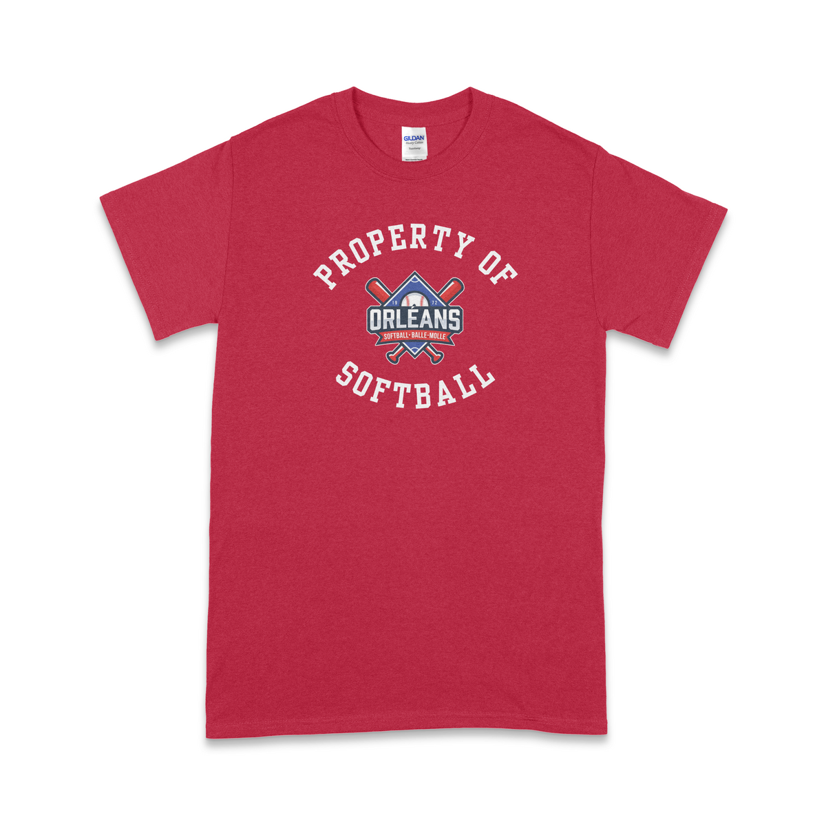 ORLEANS SOFTBALL PROPERTY OF T-SHIRT