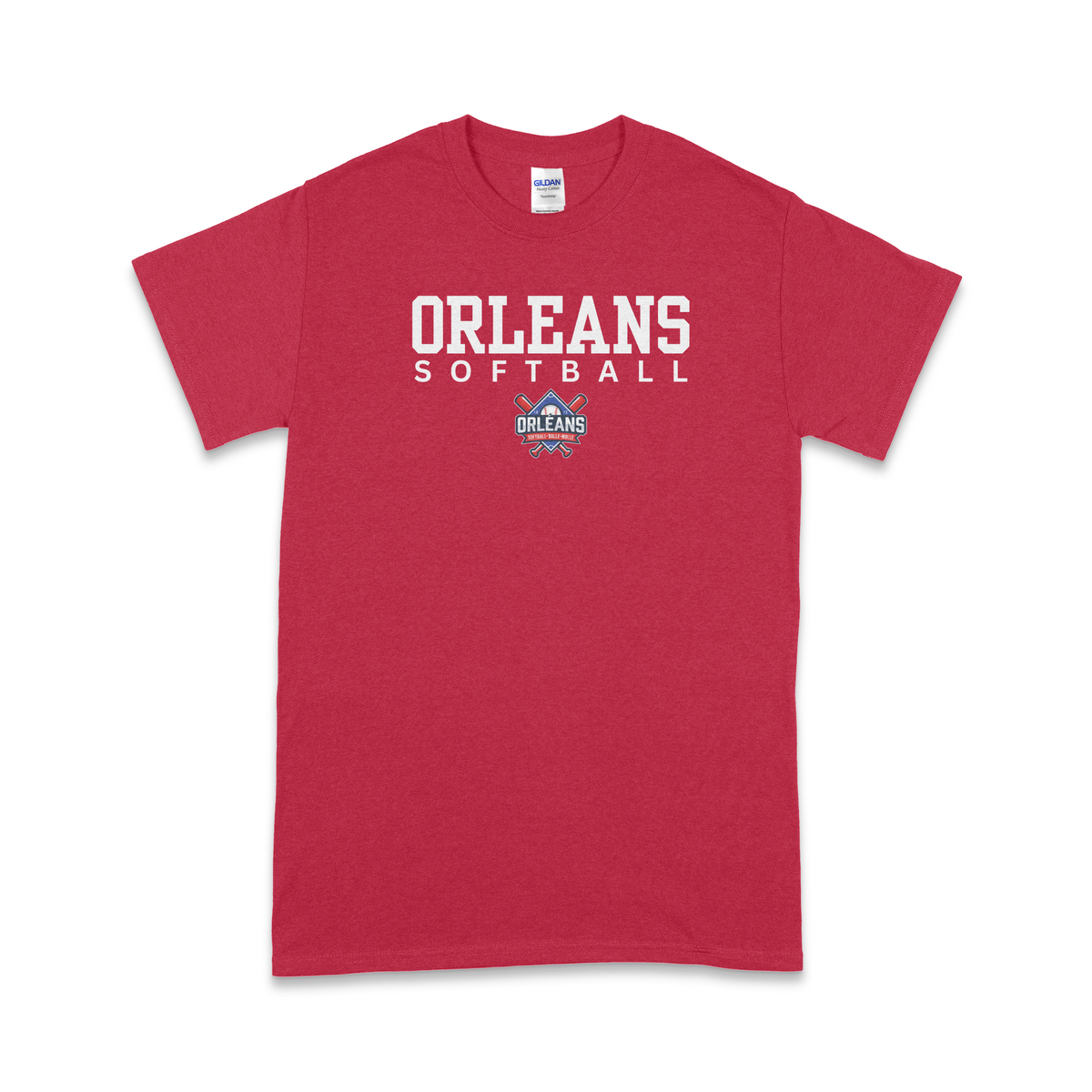 ORLEANS SOFTBALL PREFORMANCE DESIGN T-SHIRT