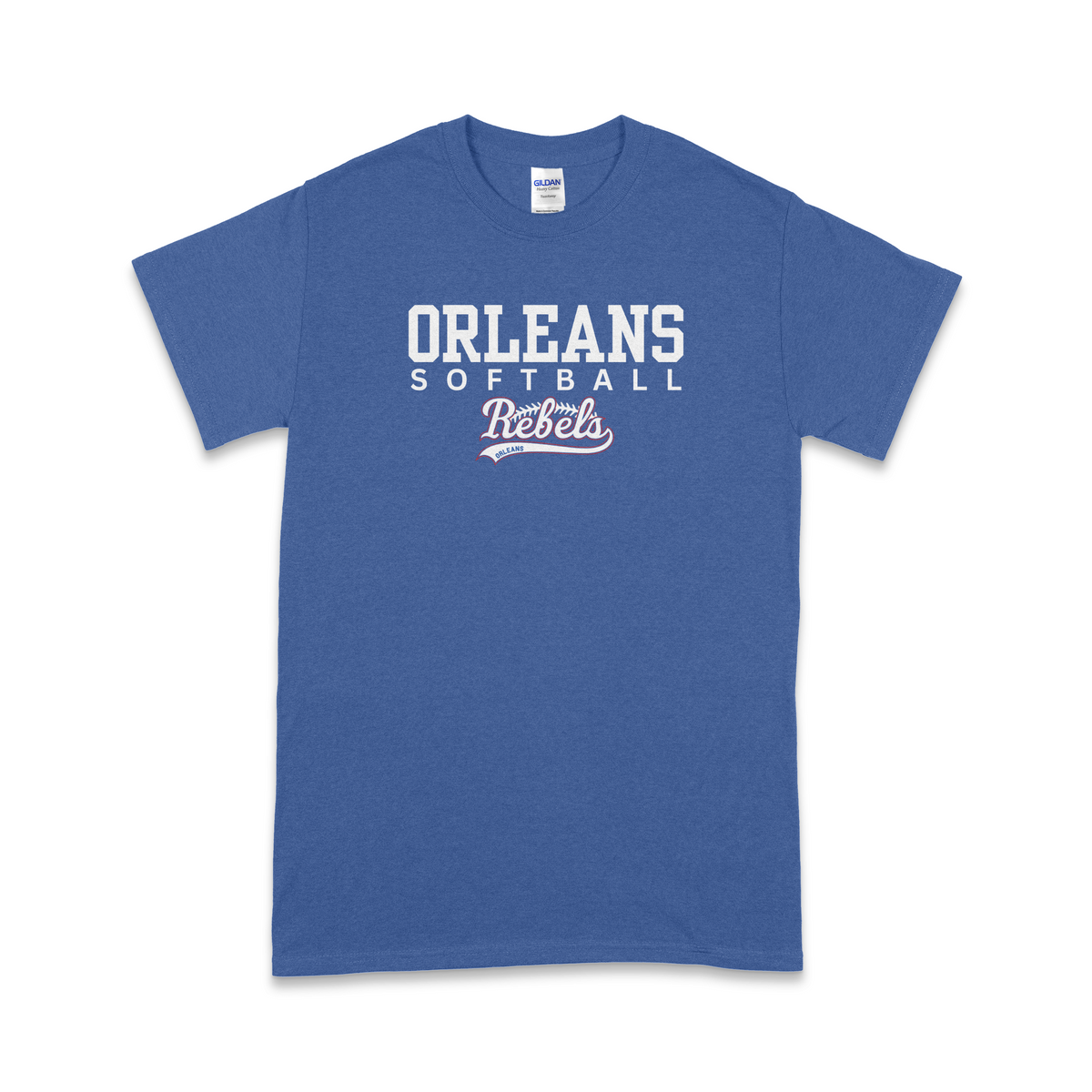 ORLEANS REBELS PREFORMANCE DESIGN T-SHIRT